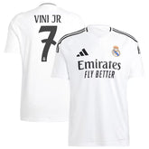 Real Madrid 24/25 Home Jersey W/ Vini JR. #7 Printing